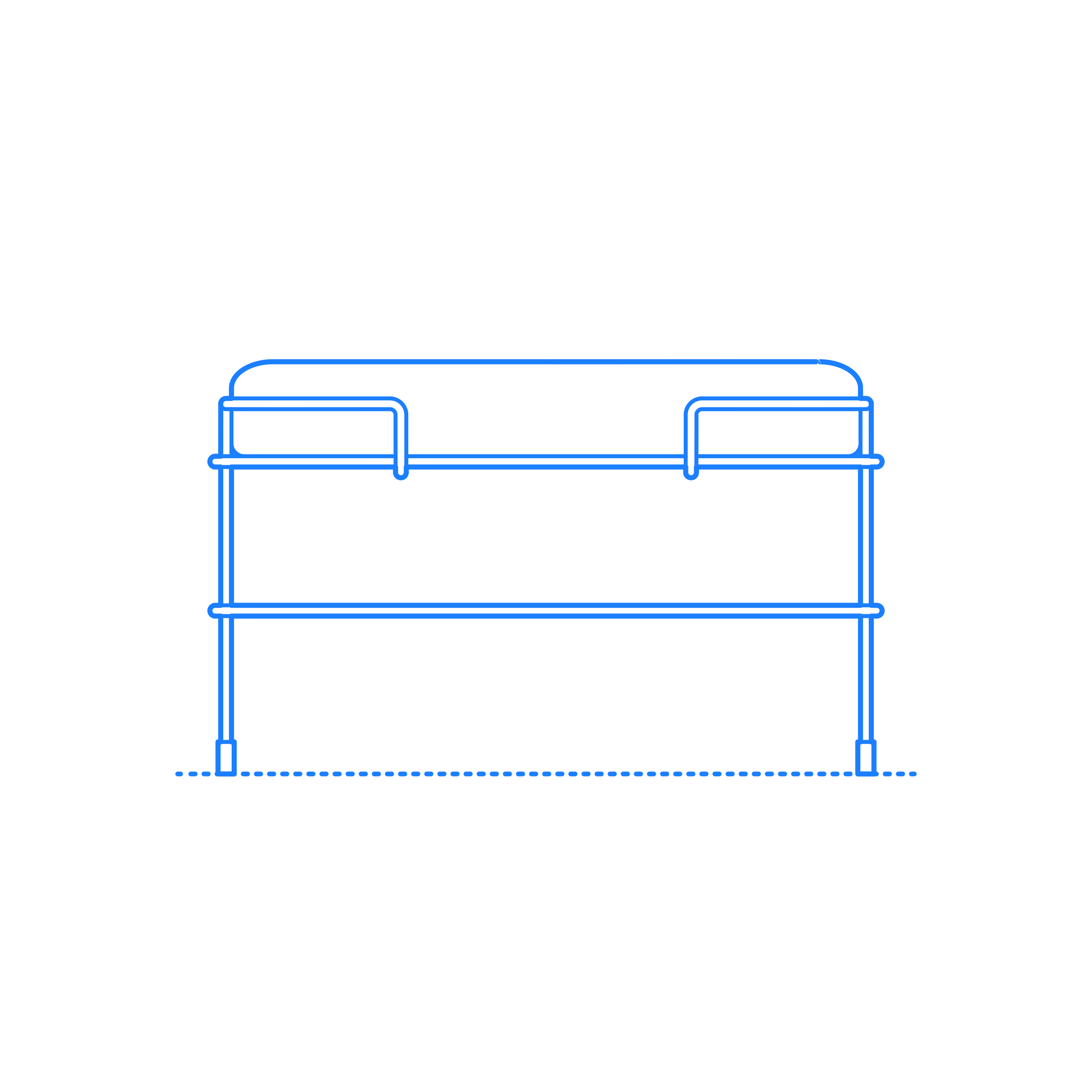 Furniture Benches Magis Traffic Bench 1 Seat Outline Icon Svg Set Free Vectors